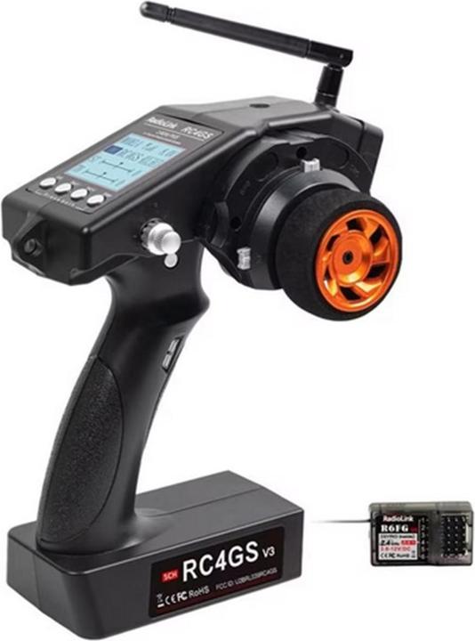 RadioLink RC4GS V3 Telecomando a 2,4 GHz, 5 canali, con ricevitore