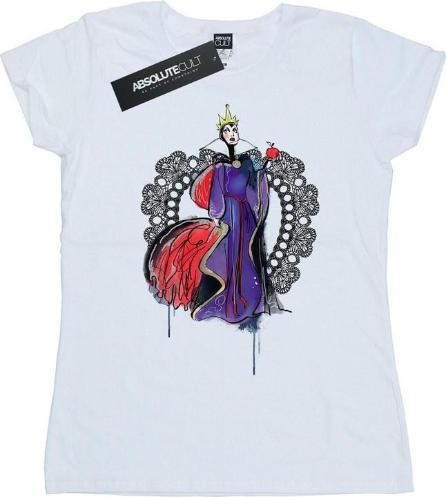 Actual product image Disney Womens/Ladies Villains Maleficent Sketch Cotton T-Shirt (XL)