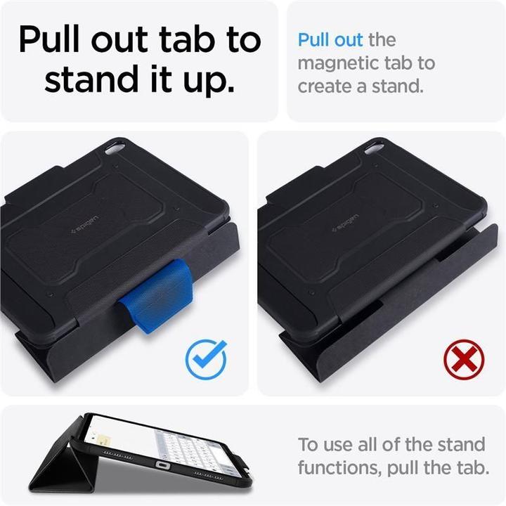 Productafbeelding Spigen RUGGED ARMOR quotPROquot IPAD AIR 4 2020 (IPad Air 4e generatie 2020, iPad Air 2022 (5e gen))