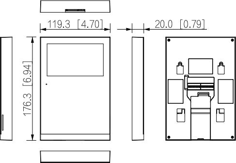 Actual product image Dahua KTX02(F) video intercom system