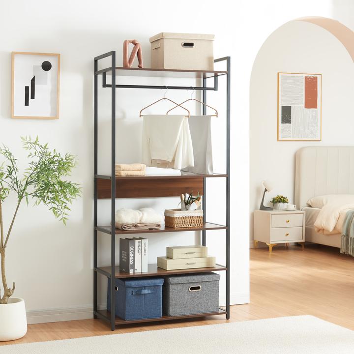 Actual product image En.Casa Coat rack set of 2 Larem 1 cupboard 7 shelves