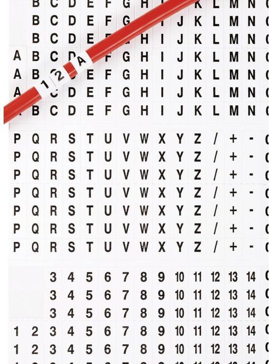 Actual product image Tru Components Single wire marking