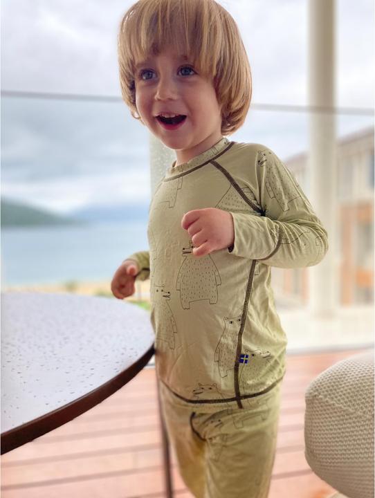 Immagine prodotto Isbjörn Set Polarbear per bambini con baselayer (110)