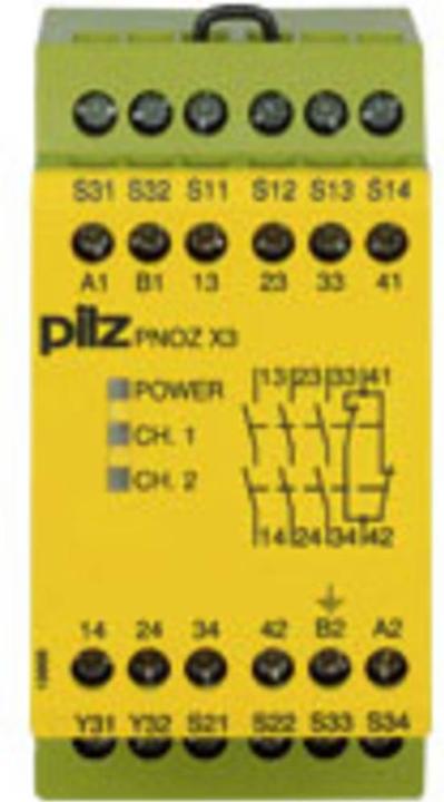 Produktbild Pilz Not-Halt-Schaltgerät PNOZ X3 24VUC