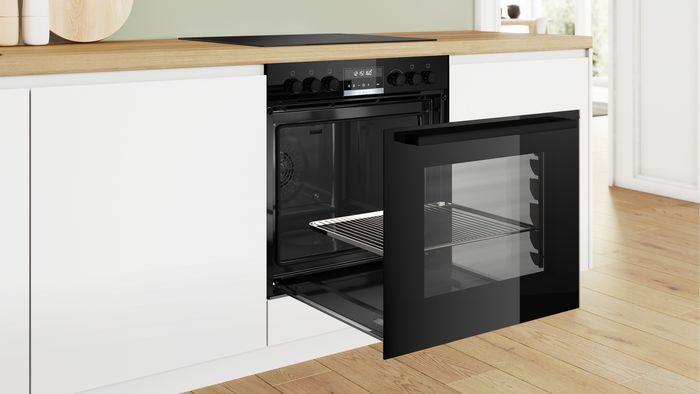 Immagine prodotto Bosch Hausgeräte Set da incasso, HEB578BB4 + NIF645CB5E, cucina da incasso, piano cottura a induzione, HND675LS67