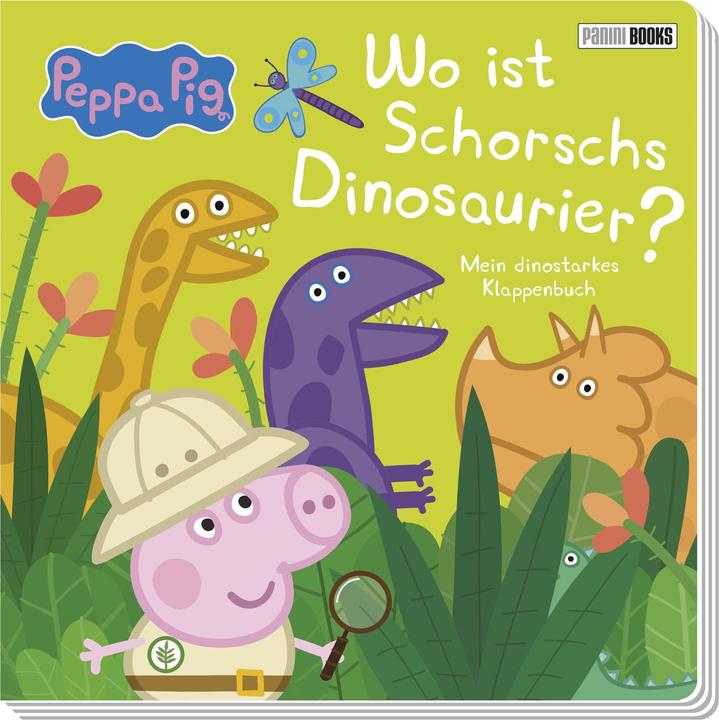 Immagine prodotto Panini Peppa Pig: Dov'è il dinosauro di Schorsch? - Il mio libro con le alette a tema dinosauri (Tedesco)