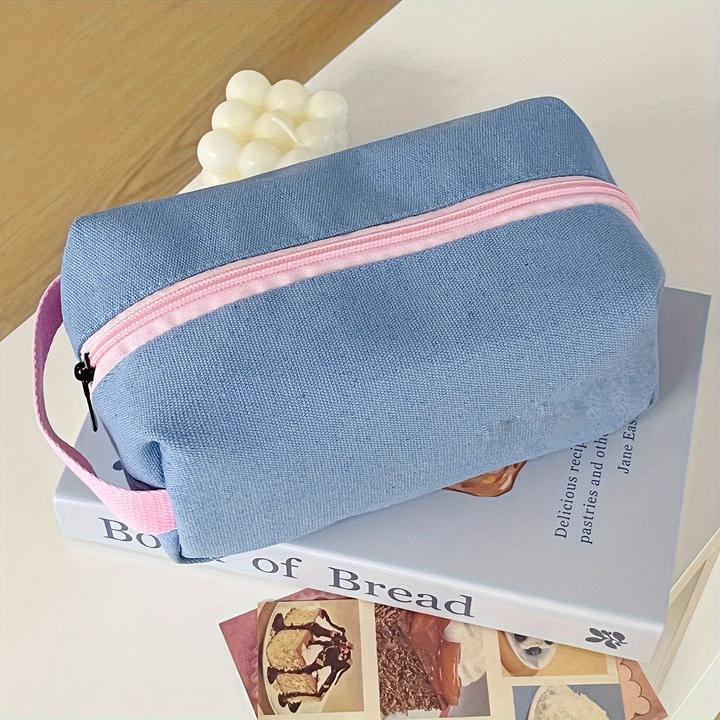Immagine prodotto Only-Bags.Store Borsa cosmetica in tela - Grande capacità, multifunzionale, non profumata