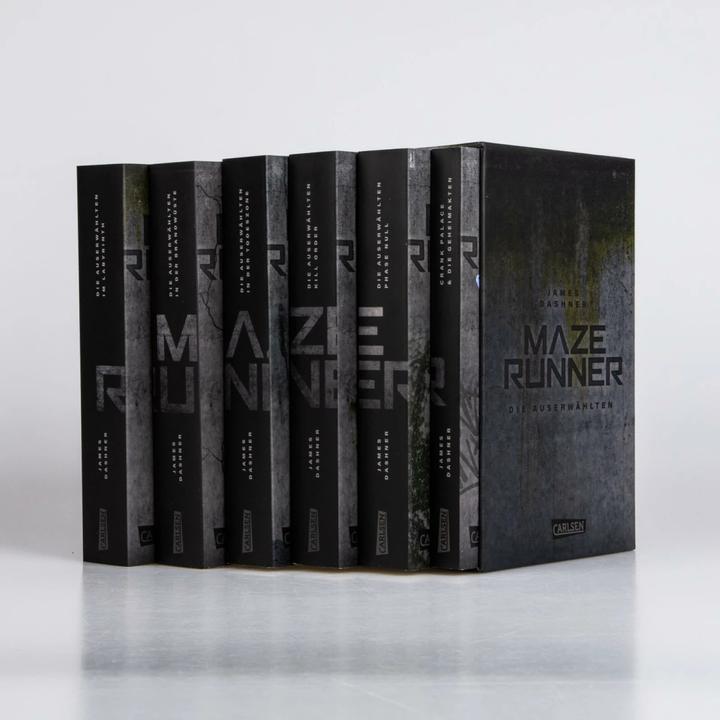 Produktbild Maze-Runner-Schuber (6 Bände im Taschenbuch-Schuber inklusive Bonusband mit »Crank Palace« und »Die (Katharina Hinderer, James Dashner, Ilse Rothfuss, Anke Caroline Burger, Deutsch)