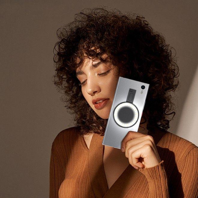 Actual product image MU Classic MagSafe selfie light, foldable & light effects (Further permanent lights)