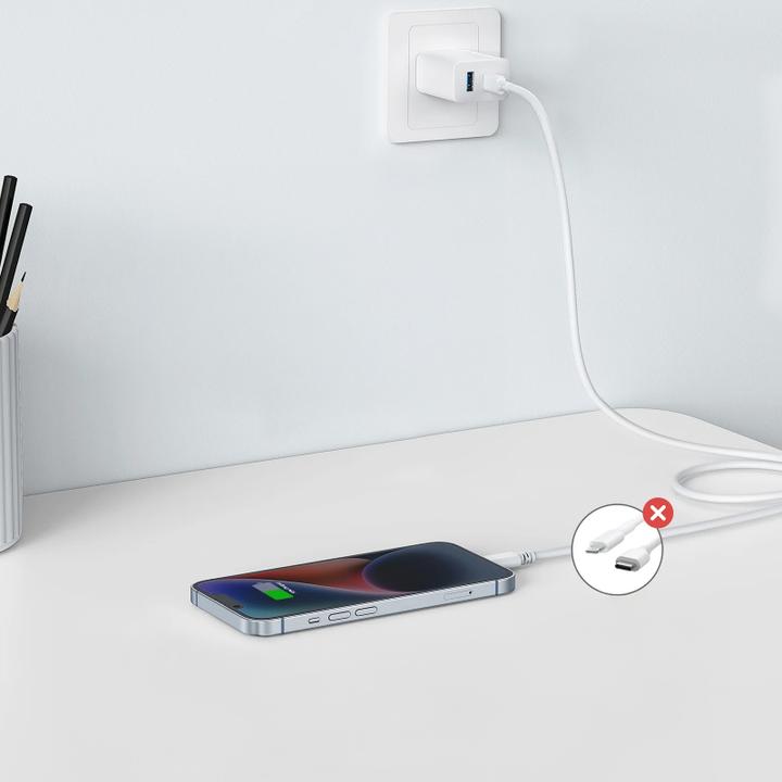 Produktbild Anker 20W USB-C und USB-A Anschluss 2-Ports Wandladegerät (20 W)