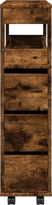 Produktbild VidaXL Badschrank Schmal mit Rollen