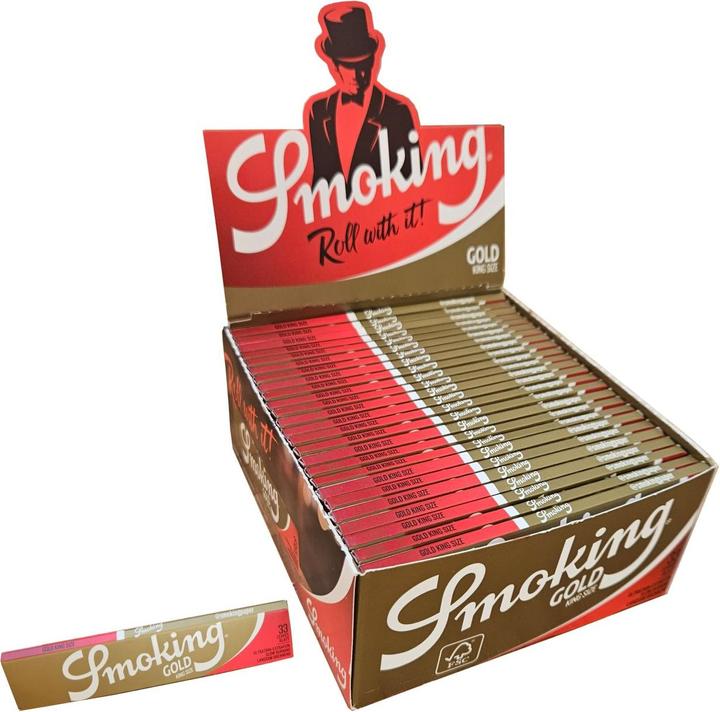 Actual product image Smoking Gold KingSize Slim