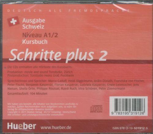 Produktbild Schritte plus 2, Ausgabe Schweiz: CD 1 + 2 zum Kursbuch (Collectif, Deutsch)