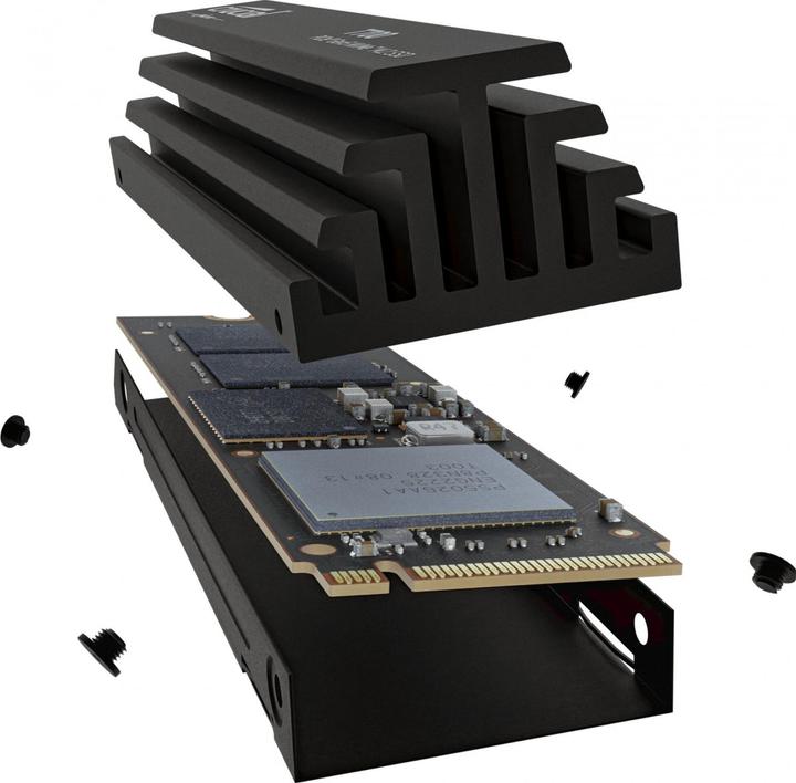 Actual product image Crucial T700 with Heatsink (2000 GB, M.2 2280)