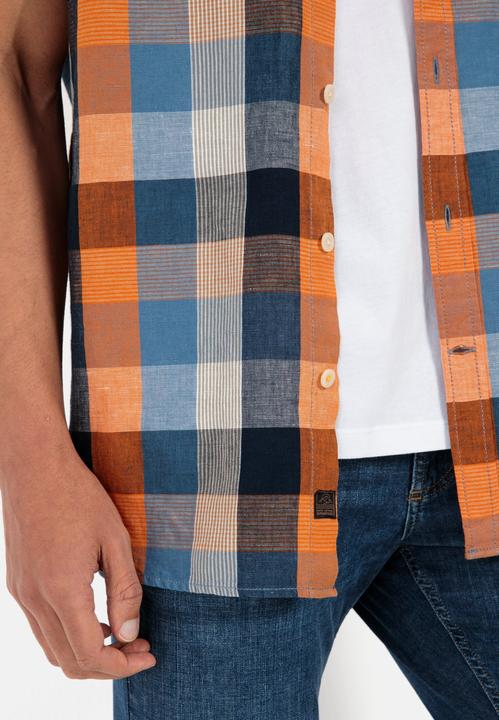 Image du produit Camel Active Chemise à carreaux en lin mélangé (M)