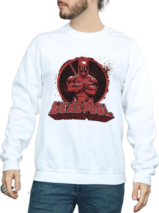 Immagine prodotto Deadpool Crossed Arms Logo Felpa Uomo (3XL)