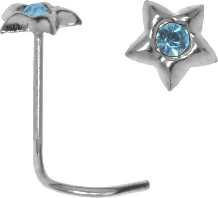 Produktbild Bijouteria Nasenpiercing (Kristall, Silber 925)