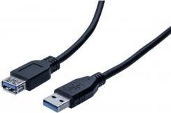 Image du produit Tecline Câble d'extension USB 3.0, USB 3.0 St. A / USB 3.0 Bu. A, noir, 0,5 m Prend en charge les taux de (0.50 m, USB 3.2 Gen 1)
