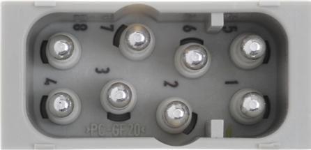 Produktbild Harting Han Modular Quicklock, Han 8 EE, male - (2 stk.)
