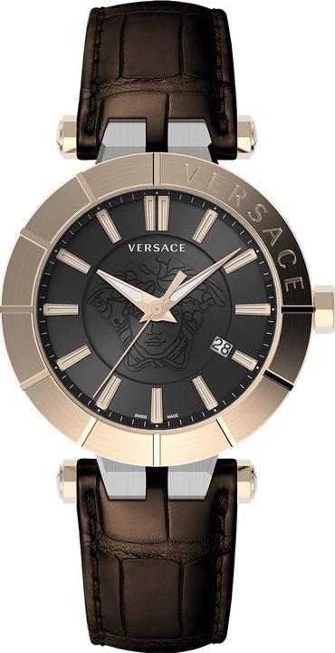Actual product image Versace VE2B00221 V-Race Men 43mm 5ATM (Analogue wristwatch, 43 mm)