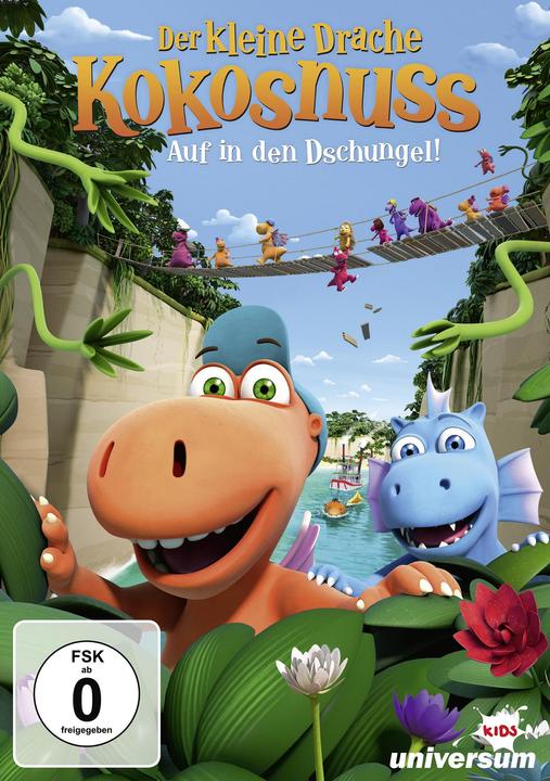 Der kleine Drache Kokosnuss-Auf in den Dschungel! (DVD, 2018)