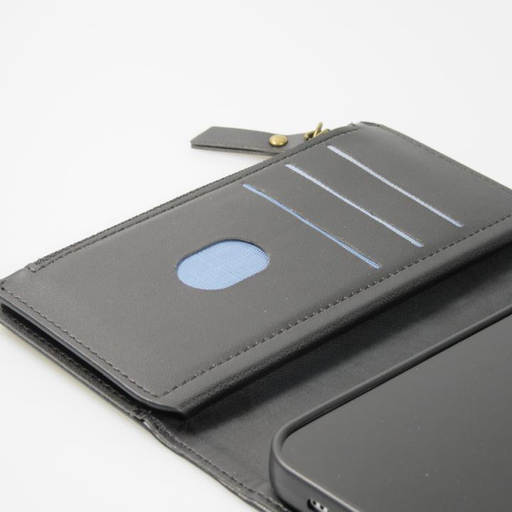 Immagine prodotto PhoneLook Fourre Etui portefeuille luxueux et sophistiqué en cuir avec aimant et compartiment à monnaie (Apple iPhone 15)