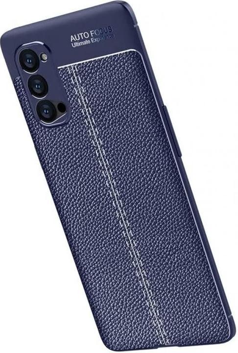 Actual product image Screenguard Oppo Reno4 Pro 5G Case Leather Design TPU Cover (Oppo Reno 4 Pro 5G)