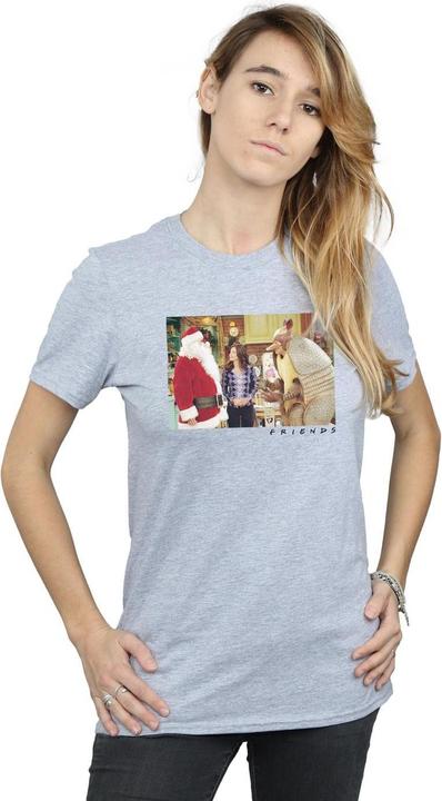 Actual product image Friends Womens/Ladies The Holiday Armadillo Cotton Boyfriend T-Shirt (XL)
