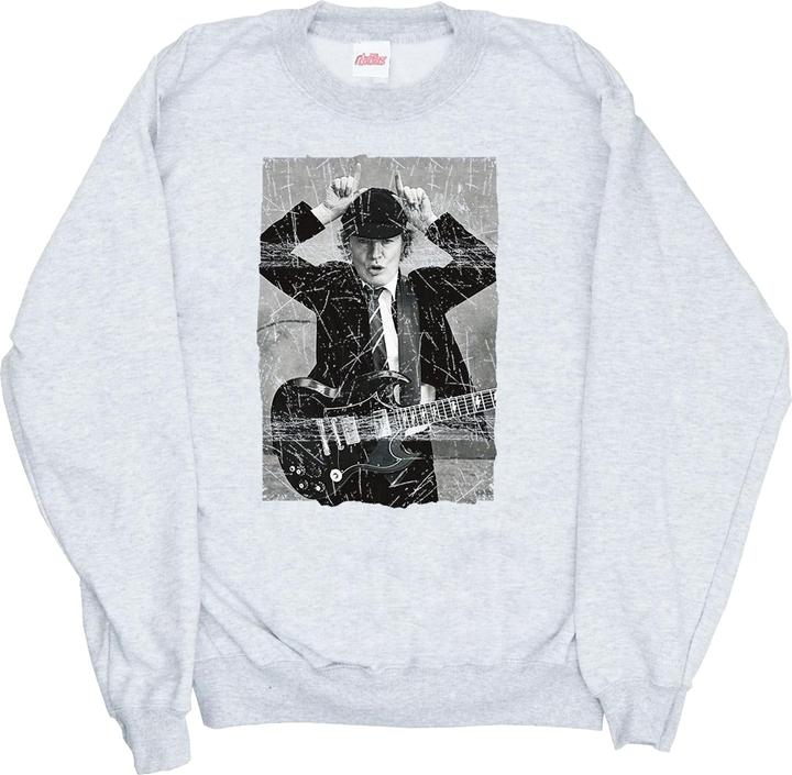 AC/DC Angus Young Distressed Photo Sweatshirt