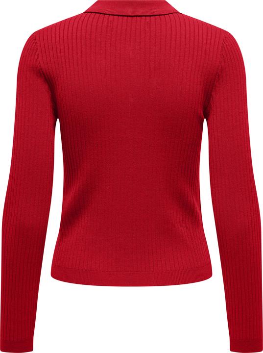 Actual product image Only Regular fit Polo collar Knitted polo shirt Cardigan (L)