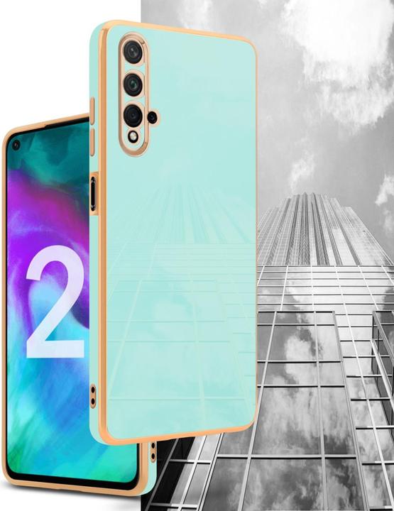 Actual product image Cadorabo Case for Honor 20 / 20S / Huawei NOVA 5T in TPU with camera protection LM130 Style (Huawei Nova 5T, TCL 20S, K20)