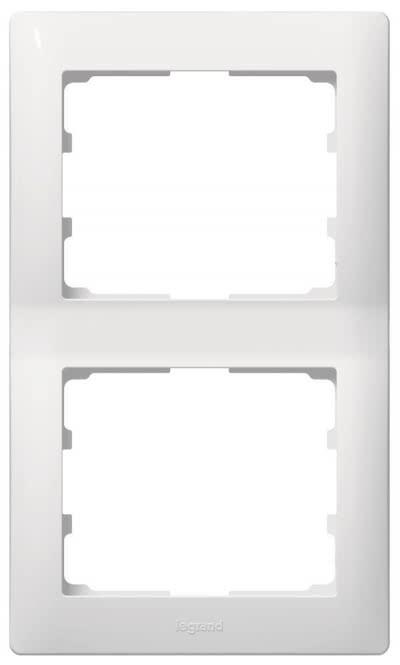 Image du produit Legrand Galea Cadre double 771006 ultra-blanc vertical
