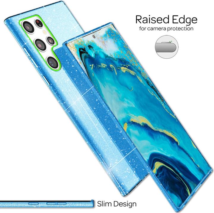 Produktbild Nalia Glitzer Handyhülle (Samsung Galaxy S22 Ultra)