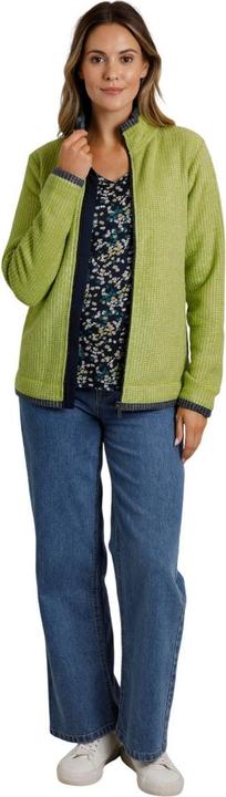 Actual product image Weird Fish Womens/Ladies Ariana Grid Eco Friendly Full Zip Fleece Jacket (40 D)