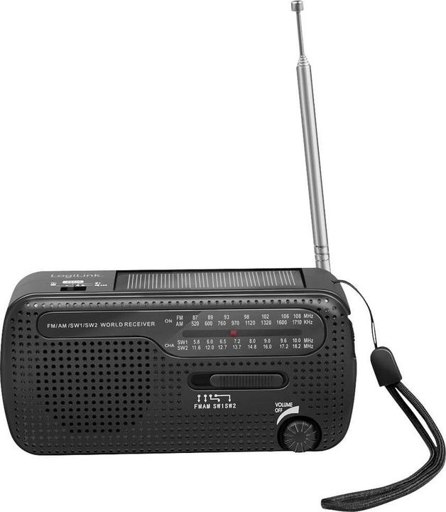 Produktbild LogiLink Dynamo-Handkurbel-Radio (UKW, MW, KW)