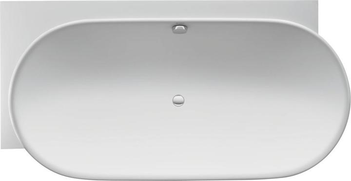 Duravit Badewanne LUV 1850x950mm Ecke li 2 Rückenschrägen weiss (252 l, 185 cm, 95 cm)
