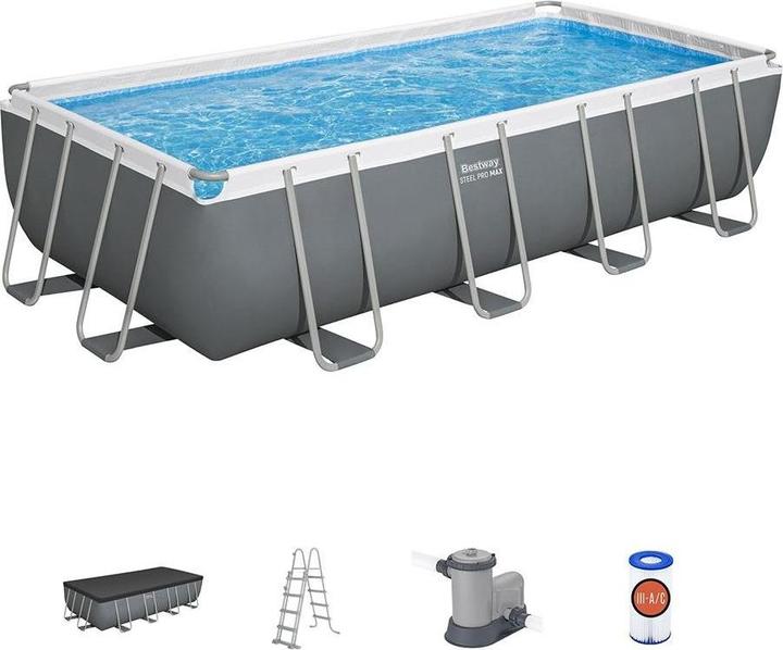 Produktbild Bestway Pool Steel Pro Max 549 x 274 x 122 cm (549 x 274 x 122 cm)