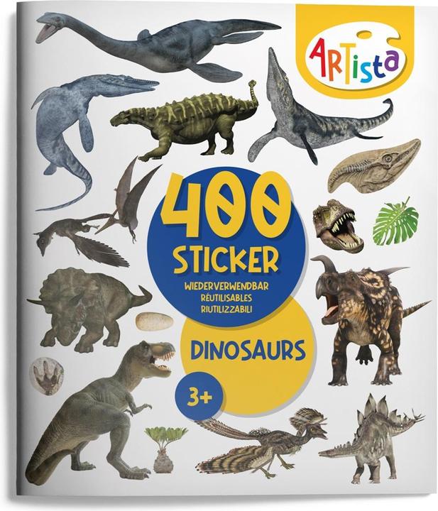 Actual product image Artista Sticker Book Dinosaurs (MQ3)