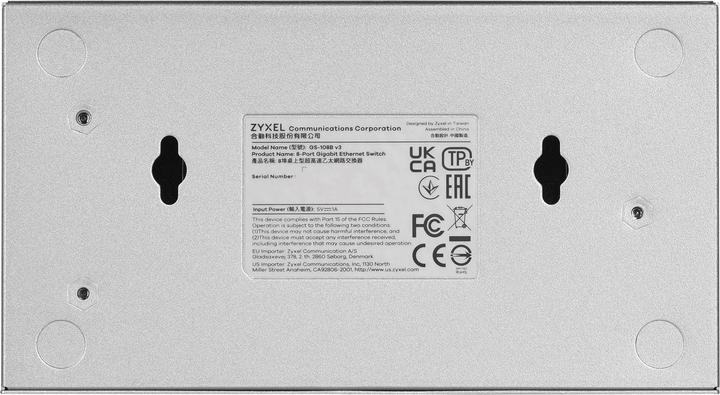 Image du produit Zyxel GS-108B v3 (8 Ports)