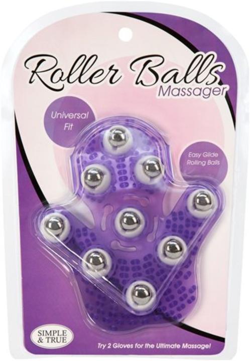 Image du produit PowerBullet Gant de massage à billes violet