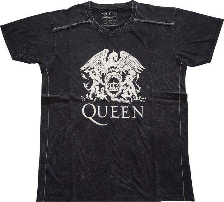 Actual product image Queen Adult Wash Collection Crest T-shirt (S)