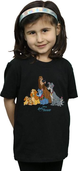 Immagine prodotto Disney Lady And The Tramp Classic Group Maglietta Ragazze (140, 146)