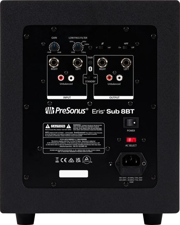 Actual product image PreSonus Eris Sub 8 BT (Subwoofer active, 1 pc., 1x 50 W)