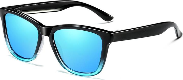Actual product image Techsuit - Sunglasses Polarized (0717) - for Men, with UV Protection - Gradient Black / Blue