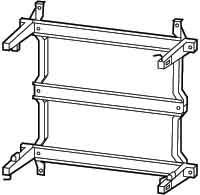 Actual product image Eaton Support rail scaffold, 1x9TE 44004