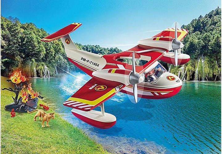 Produktbild Playmobil Feuerwehrflugzeug mit Löschfunktion (71463)