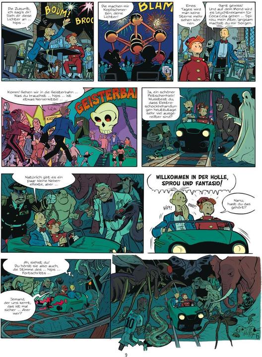 Image du produit Spirou et Fantasio 55 : La mémoire du futur (Benjamin Abitan, Sophie Guerrive, Allemand)