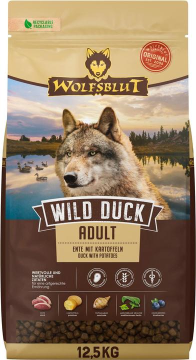 Image du produit Wolfsblut Canard sauvage (Adulte, 1 pcs, 12500 g)