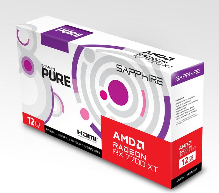 Immagine prodotto Sapphire Pure RX 7700 XT (12 GB)
