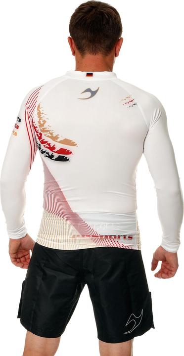 Produktbild Ju-Sports Rashguard Pro C18 Germany kurzarm weiss (M)